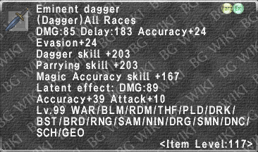 Eminent Dagger description.png