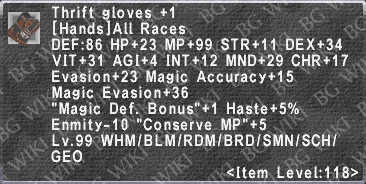 Thrift Gloves +1 description.png