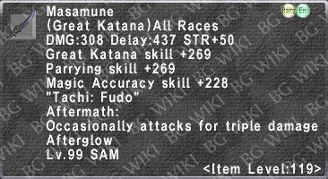 Masamune (Level 119 III) description.png