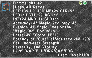 Flamma Dirs +2 description.png
