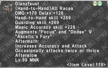 Glanzfaust (Level 119 III) description.png